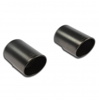 Kit colas de escape "Gun Metal Grey" OO100 Sistema 100% de acero inoxidable - Sobredimensionado Ø80mm -> Ø76mm - Solo kit comple