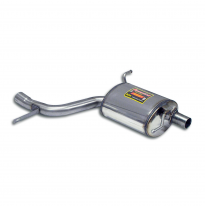 Silencioso trasero derecho 100% Stainless steel system for the stock front muffler MERCEDES R172 SLC 200 (184 CV) 2016 -> 2020 S