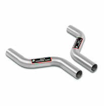 Tubo de conexion derecho -izquierdo  Sistema 100% de acero inoxidable 2 x Ø50 mm - Para colectores de escape dobles de serie / e