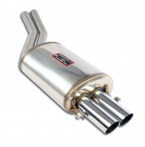 Silencioso trasero OO70 Sistema 100% de acero inoxidable, tamaño extragrande 2 x Ø60 mm - Solo kit completo - (Solo para vehícul