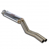 Silencioso delantero Sistema 100% Acero Inox 2 x Ø45mm Solo sistema completo BMW E30 325e (Sedan - Coupè - USA Model) '83 ->' 88