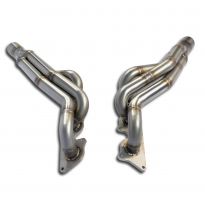 Colector derecho -izqierdo Sistema 100% de acero inoxidable, tamaño extragrande 2 x Ø63,5 mm - Solo kit completo MERCEDES W221 S