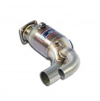 Silencioso delantero derecho con catalizador metalico 200CPSI Sistema 100% de acero inoxidable para el sistema completo de silen