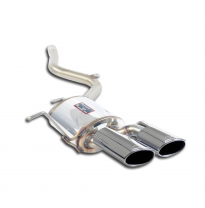 Rear exhaust Left 120x80 Sistema 100% de acero inoxidable, 2 x Ø60 mm - Solo kit completo MERCEDES T251 R 280 - R 300 CDi (190 C