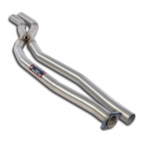 Tubo frontal en forma de "X" Sistema 100% de acero inoxidable - Solo kit completo BMW E32 735iL (6 cyl. - M30) ' 88 -> ' 92 Fron