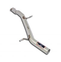 Tubo central Sistema de escape "Cat back" para parachoques trasero OEM (con salida única derecha-izquierda) - Solo kit completo