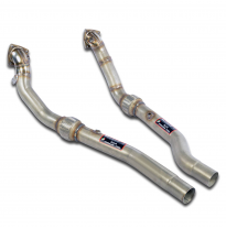 Kit de bajada de turbo derecha e izquierda (elimina los catalizadores primario y secundario) Sistema 100% de acero inoxidable AU