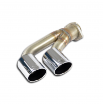 Kit colas izquierda OO90 Sistema deportivo 100% acero inoxidable 2 x Ø70 mm - SOLO KIT COMPLETO PORSCHE 991 Turbo S Exclusive Se