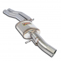 Silencioso central Sistema 100% de acero inoxidable, sobredimensionado Ø80 mm (también compatible con modelos con diferencial de