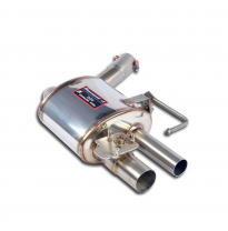 Silencioso trasero izquierdo con válvula Sistema 100% de acero inoxidable, sobredimensionado Ø80 mm (también compatible con mode
