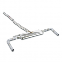 Silencioso trasero Derecho-Izquierdo Sistema "OPF-back" 100% de acero inoxidable - Solo kit completo BMW F44 Gran Coupè 220i 2.0
