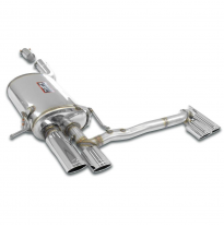 Rear exhaust kit 4 exits 90x70 ALTERNATIVA:Sistema salida Derecha-Izquierda (Se necesita modificar paragolpes)  MERCEDES W203 (S