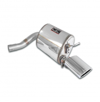 Silencioso trasero derecho 145x95 Sistema 100% de acero inoxidable 2 x Ø60 mm - Solo kit completo MERCEDES W211 E 280 CDi 4-Mati