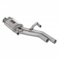 Silenciador central Sistema de escape deportivo 2 x Ø50 mm - Solo kit completo BMW E28 M5 (S38 Motor - 255 CV) 06/ '87  -> 11/ '