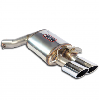 Escape trasero derecho 100x75 con válvula Sistema Catback 100% Acero Inox tamaño grande 2 x Ø65mm AUDI A7 S7 Facelift Quattro 4.