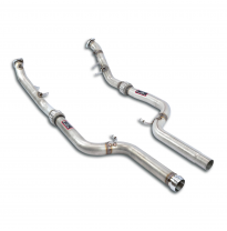 Kit de tubo de bajada derecho - izquierdo (elimina el catalizador) Sistema 100% de acero inoxidable 2 x Ø 70 mm MERCEDES A217 S