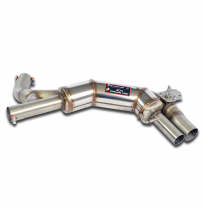 Silencioso trasero derecho con valvula Sistema de escape trasero "Cat.-back" 100% de acero inoxidable, 2 x Ø70 mm - Solo kit com