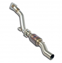 Kit tubo derecho para tubo turbina con catalizador metalico Sistema 100% de acero inoxidable AUDI A6 4B QUATTRO (Sedan + Avant)