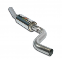Silencioso central Sistema de escape "Cat-back" 100% de acero inoxidable - Kit completo solamente BMW F20 / F21 LCI 125i 2.0T (B