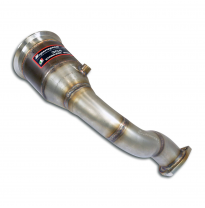 Downpipe derecho + Catalizador metalico Sistema 100% Acero Inox 2 x Ø70mm PORSCHE 536 CAYENNE SUV Turbo 4.0L V8 (550 CV) 2018 ->