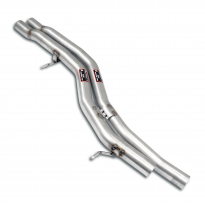 Tubo central ALTERNATIVA: - Kit de escape central + trasero 100% acero inoxidable - Solo kit completo AUDI RS Q8 Quattro 4.0L V8