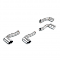 Colas de escape Derecha-Izquierda OO100 Kit de escape central y trasero 100% acero inoxidable - Solo kit completo LAMBORGHINI UR