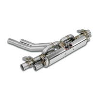 Silencioso trasero Derecho-Izquierdo con válvulas Sistema 100% Acero Inox 2 x Ø70mm BENTLEY BENTAYGA 6.0L W12 Bi-Turbo (608 CV)
