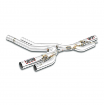 Rear pipe Right - Left(Muffler delete) Sistema 100% Acero Inox 2 x Ø70mm BENTLEY BENTAYGA 6.0L W12 Bi-Turbo (608 CV) 2017 -> (Ra