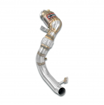 Kit turbo bajante + Catalizador metalico izquierdo 100CPSI Acepta el sistema "Cat.-Back" de serie Sistema 100% de acero inoxidab