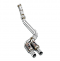 Tubo en Y delantero + catalizador metálico (sustituye al filtro de partículas de gasolina) Sistema "Twin Pipe" 100% de acero ino