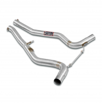 Tubo central derecho - izquierdo Sistema "Twin Pipe" 100% de acero inoxidable - Solo kit completo MERCEDES A238 E 53 AMG 4-Matic