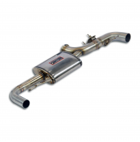 Silencioso trasero derecho "Dual Sound" con válvula Kit de escape trasero. Para modelos con sección central sin silenciador. Sol