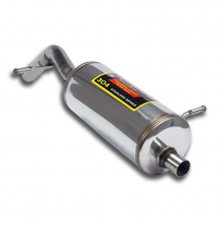 Silencioso central Sistema "Cat.-back" 100% de acero inoxidable, sobredimensionado Ø50 mm CITROËN C3 1.2i Pure Tech (110 CV) 201