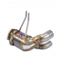 Silencioso delantero con catalizador metalico izquierdo Sistema 100% de acero inoxidable para silenciador trasero OEM. PORSCHE 9