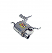 Silencioso trasero izquierdo Sistema 100% de acero inoxidable (elimina el filtro de partículas de gasolina) - Solo kit completo