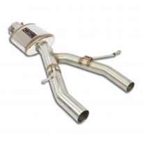 Silencioso central  - copy 100% Stainless steel system con válvula - (Deletes GPF) - Full kit only MERCEDES R172 SLC 300 (245 CV