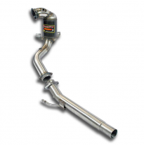 Downpipe + Metallic catalytic(Outlet Ø55mm)(Deletes GPF) Tubo de escape descendente, 100% acero inoxidable - (Elimina el filtro