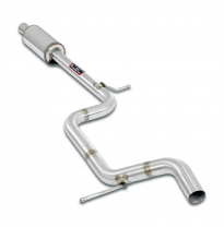 Silencioso central Sistema "Cat.-Back" 100% de acero inoxidable - Para modelos con suspensión trasera "Multilink" VW GOLF VII Va