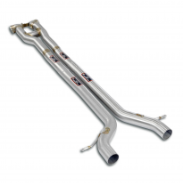 Sección central en forma de H Sistema de escape trasero "Cat.-back" 100% de acero inoxidable, 2 x Ø70 mm - Todos los modelos, Eu