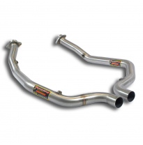 Front pipes kit Right - Left(Replaces catalytic) Kit de tubo de bajada 100% acero inoxidable, sobredimensionado 2 x Ø65 mm para