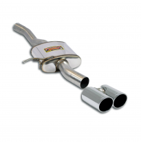 Silencioso trasero izquierdo OO90 Sistema 100% de acero inoxidable, tamaño extragrande 2 x Ø60 mm JAGUAR XKR Coupè / Cabrio 5.0L
