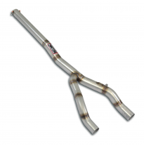 Tubo de conexión "Y-Pipe" Sistema de escape "Cat.-back" 100% de acero inoxidable - También para modelos con GPF - Kit completo s