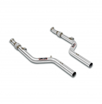 Kit tubos delanteros derecho-Izquierdo(Deletes GPF) Sistema de escape Cat-back "Twin Pipe" 100% de acero inoxidable - Para difus