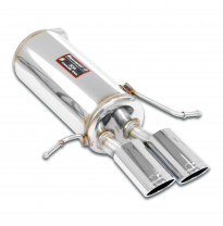 Rear exhaust Left 90x70 Sistema "Cat.-back" 100% de acero inoxidable - Solo kit completo MERCEDES W203 C 55 AMG V8 (367 CV)  ' 0