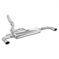 Silencioso trasero Derecho-Izquierdo Sistema "Cat.-back" 100% acero inoxidable, derecha - izquierda - Sobredimensionado Ø70mm -