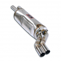 Rear exhaust OO60(left side exit) Sistema silencioso doble 2 x Ø50mm Solo sistema completo BMW E12 528i (M30) '77 -> '81 Rear ex