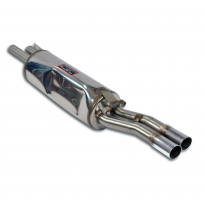 Rear exhaust OO60(right side exit) Sistema 100% de acero inoxidable - Solo kit completo BMW E24 All models (M88 / S38 engine con