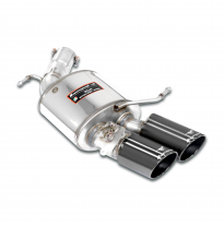 Escape trasero izquierdo OO100 "Gris metalizado" Sistema "Cat.-Back" 100% de acero inoxidable AUDI RS6 Quattro Avant 4.0 TFSI V8