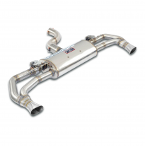 Rear exhaust right - left con válvulas Escape central + silenciador trasero derecho-izquierdo, para los tubos de escape original