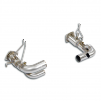 Tubo en Y derecha - izquierda (Reemplaza los catalizadores) Sistema 100% de acero inoxidable para silenciador trasero OEM. PORSC